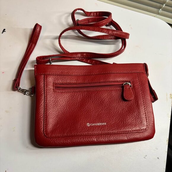 Giani Bernini red crossbody bad clutch - Picture 1 of 7